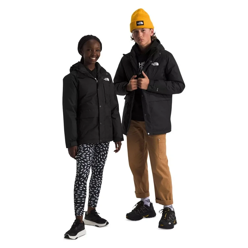 The North Face Unisex‎ Teen North Down Triclimate Coat Black Size Large L 12